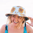 SUNWARD BOUND - Sunflower surfing hat
