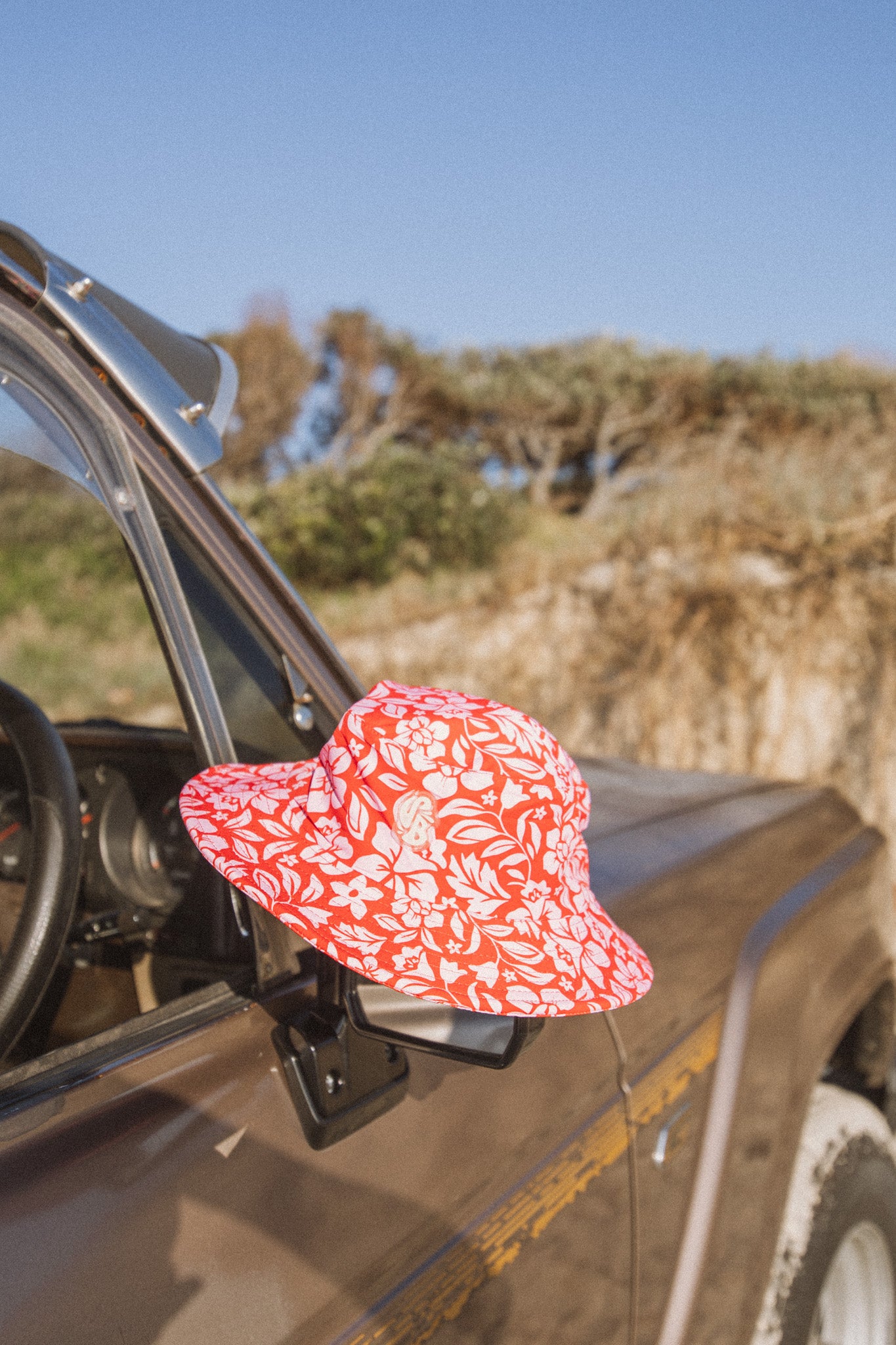 sunward bound サーフキャップ SUNWARD BOUND - Holiday Floral Surf Hat – sunwardbound